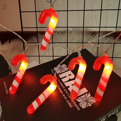 바이에스컴퍼니 크리스마스 사탕 지팡이 줄전구 LED 조명 캠핑 차박 파티조명