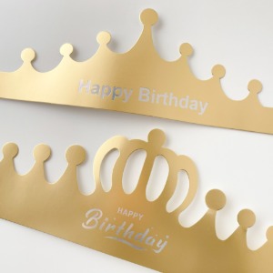 바이에스컴퍼니 생일파티 공주 왕자 왕관 5P SET 해피버스데이 머리띠 꼬깔 모자 이벤트 용품 파티소품