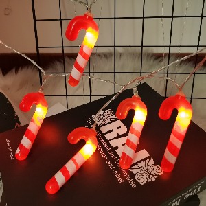 바이에스컴퍼니 크리스마스 사탕 지팡이 줄전구 LED 조명 캠핑 차박 파티조명