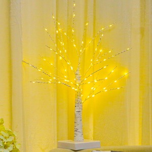 바이에스컴퍼니 크리스마스 LED 자작나무 트리 감성조명 60cm