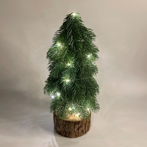 바이에스컴퍼니 크리스마스 전나무 미니 트리 LED 전구 세트 감성 인테리어 소품